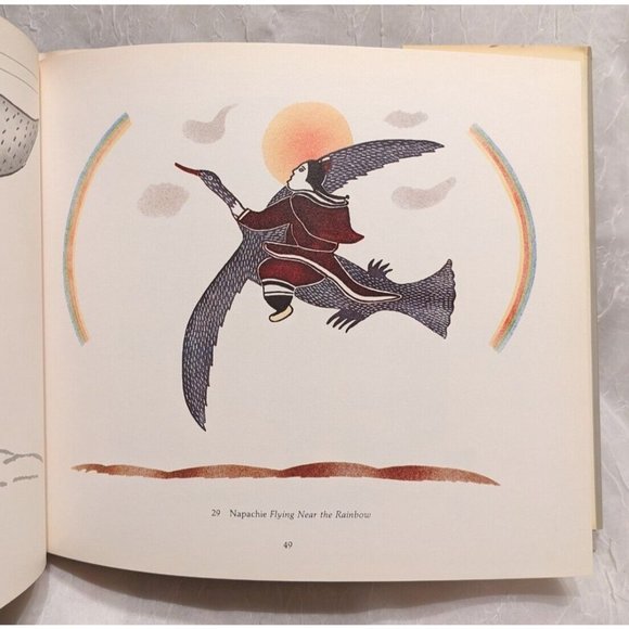Vtg Dorset 80 Inuit Art Cape Graphics Annual 1980 Canada Hardcover Pitseolak Fun - Picture 7 of 14